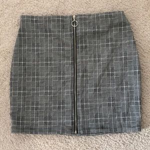 Black and white skirt